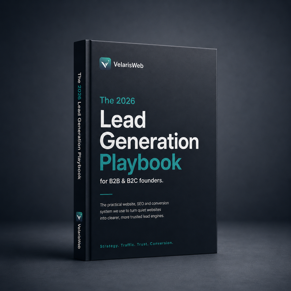 The 2026 Lead Generation Playbook mockup